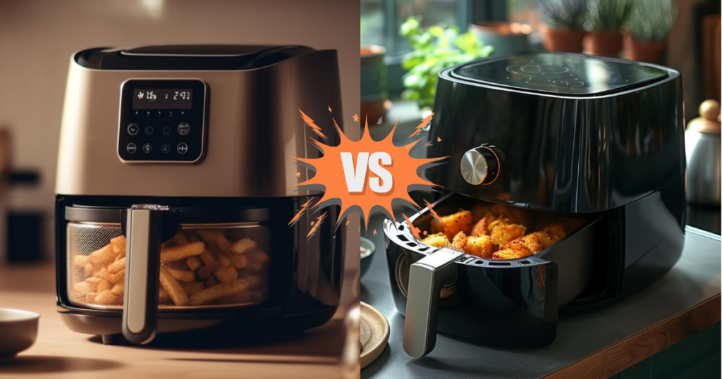 smart air fryer and regular air fryer comparison